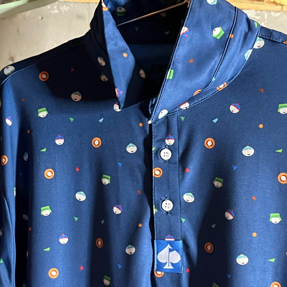 Pins & Aces South Park Golf Polo XL